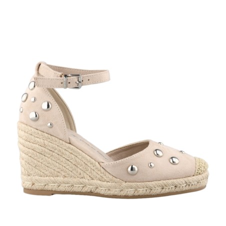 XTI 145468 Sandalo Donna Zeppa con Accessorio Taupe