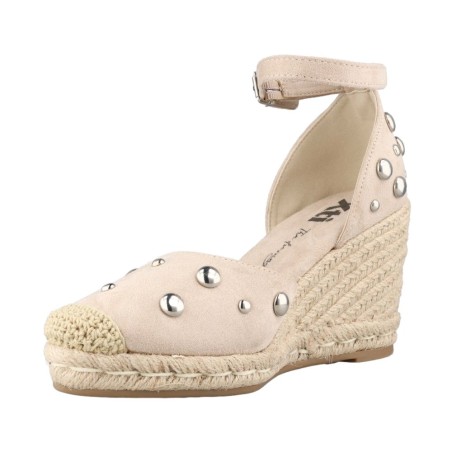 XTI 145468 Sandalo Donna Zeppa con Accessorio Taupe