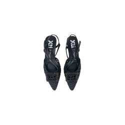 XTI 145431 Decollete Donna Tacco Basso con Accessorio Nero 2