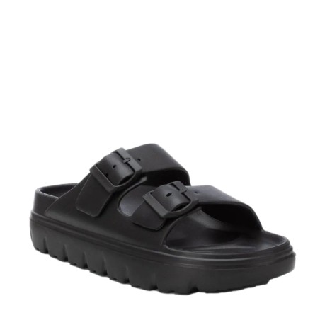 XTI 142550 Ciabatte Donna Doppia Fascia Regolabile Nero
