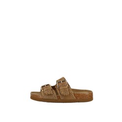 XTI 145073 Ciabatte Donna Doppia Fascia Regolabile Platform Camel