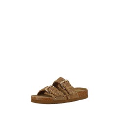 XTI 145073 Ciabatte Donna Doppia Fascia Regolabile Platform Camel 2
