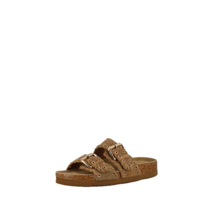 XTI 145073 Ciabatte Donna Doppia Fascia Regolabile Platform Camel