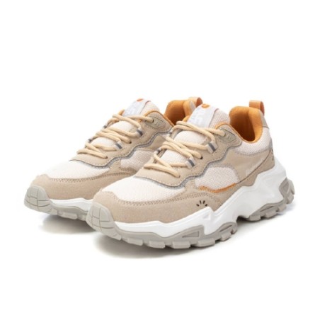 Refresh 172404 Scarpe Donna Sneakers Stringate Beige