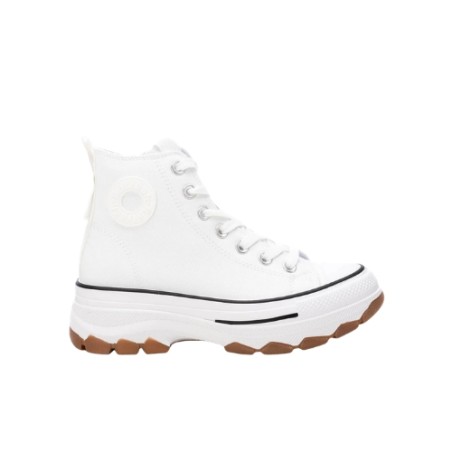 Refresh 172476 Sneakers Alte Donna Platform Stringate White
