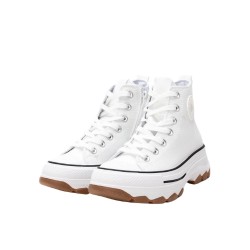 Refresh 172476 Sneakers Alte Donna Platform Stringate White 2