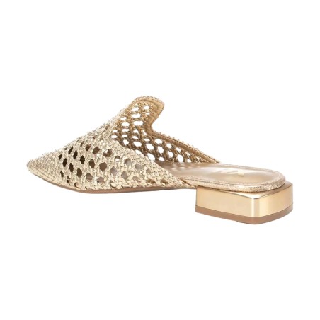 XTI 143795 Sabot Donna Intrecciato Oro