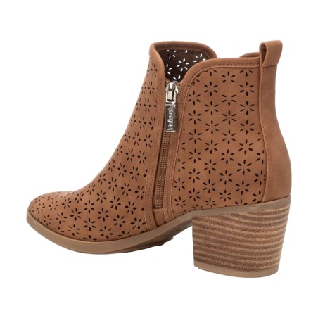 Refresh 172784 Stivaletti Donna Con Tacco Medio Camel