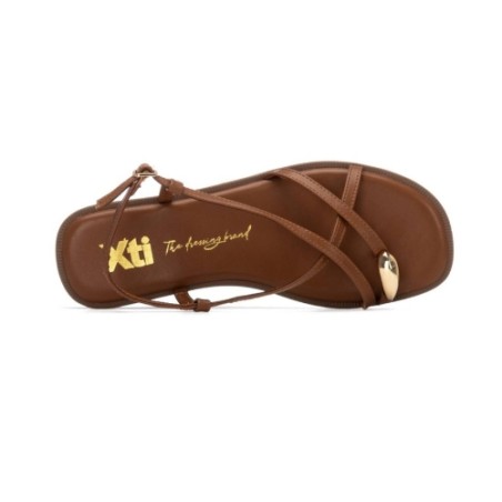 XTI 145358 Sandalo Donna a Intreccio Camel