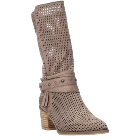 Refresh 175293 Stivaletti Donna Con Tacco Medio Taupe