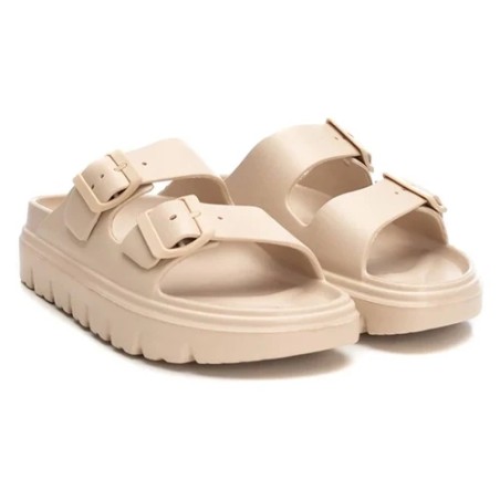 XTI 142550 Ciabatte Donna Doppia Fascia Regolabile Beige