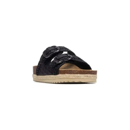 XTI 145072 Ciabatte Donna Doppia Fascia Regolabile Platform Nero