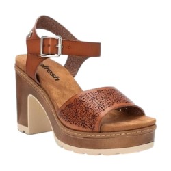 Refresh 172781 Sandali Donna con Tacco Alto Camel 2