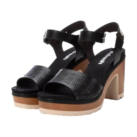 Refresh 172781 Sandali Donna con Tacco Alto Nero