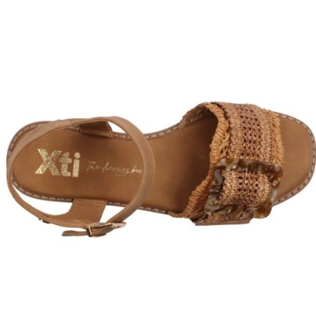 XTI 145243 Sandali Donna con Accessorio Camel