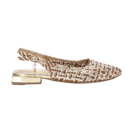 XTI 143938 Scarpe Flat Sling Back Oro