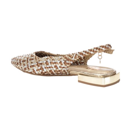XTI 143938 Scarpe Flat Sling Back Oro