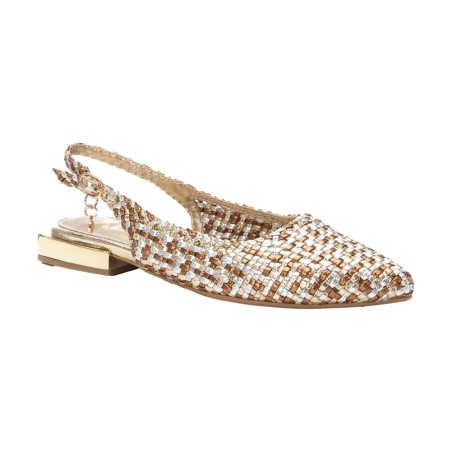 XTI 143938 Scarpe Flat Sling Back Oro