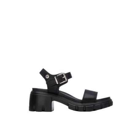 Refresh 175283 Scarpe Donna Sandali con Tacco Basso Nero