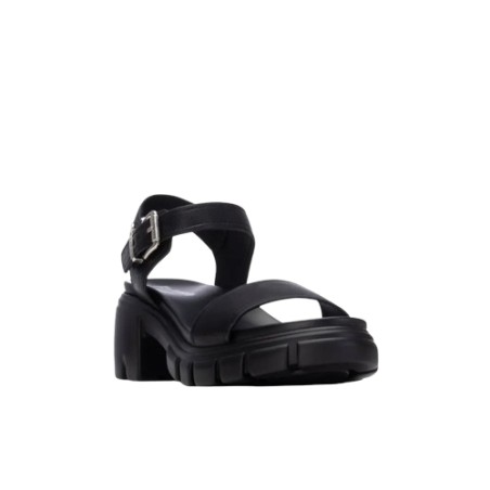 Refresh 175283 Scarpe Donna Sandali con Tacco Basso Nero