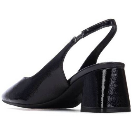 Refresh 175073 Scarpe Donna Sling Back con tacco Medio Nero