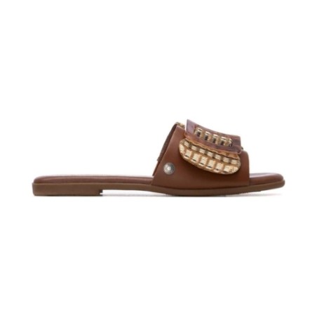 Refresh 175029 Sandali Ciabatta Donna Flat Camel