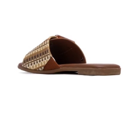 Refresh 175029 Sandali Ciabatta Donna Flat Camel