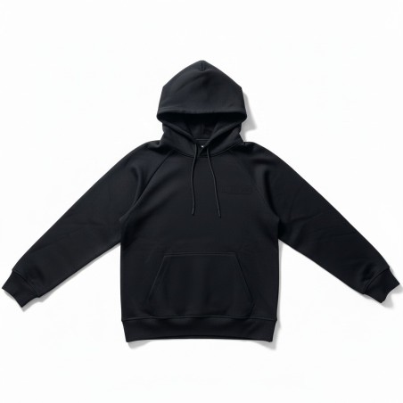 4US Pacciotti 0070 Felpa Uomo con Cappuccio Embossed Nero