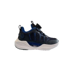 AR.IN 1606 Scarpe Bambino Sneaker Lacci Regolabili Blu