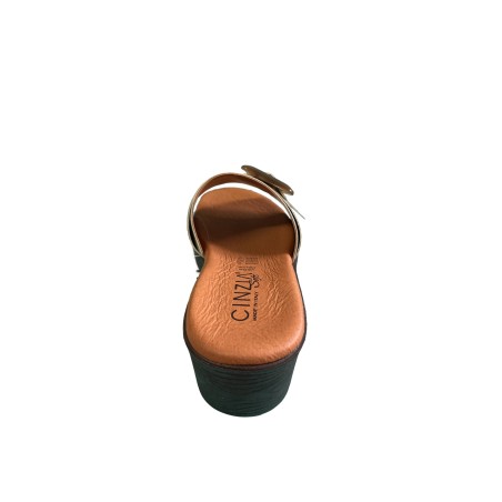 Cinzia Soft NG8929 002 Sandali Donna Tacco Medio Platino