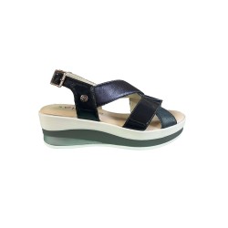 Cinzia Soft SV521261 001Sandalo Donna Con Fascia a Incrocio Blu/Airone/Saphire