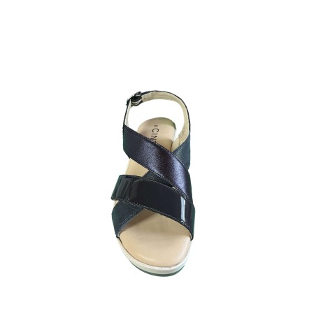 Cinzia Soft SV521261 001Sandalo Donna Con Fascia a Incrocio Blu/Airone/Saphire