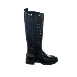 Cri Chic 3606-1 Scarpe Donna Stivale Traforato Nero