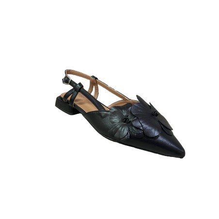 Cri Chic 3619-1 Sling Back  Donna con Tacco Basso Nero 