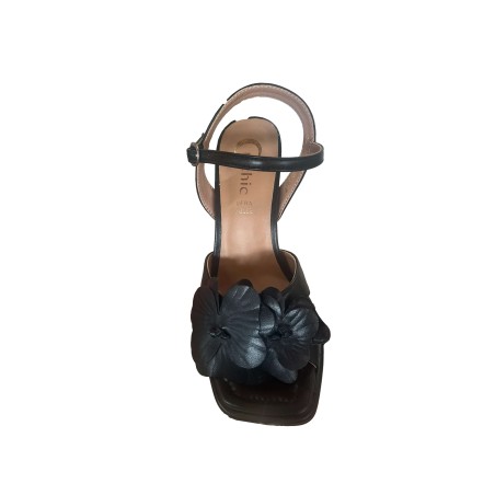 Cri Chic 3639 2 Scarpe Sandalo Donna con Cinturino Tacco Alto Nero