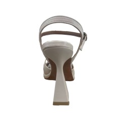 Cri Chic 3639 2 Scarpe Sandalo Donna con Cinturino Tacco Alto Beige 2
