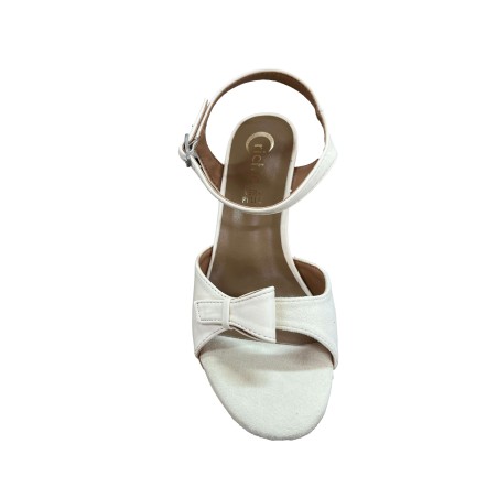 Cri Chic 3636 3 Scarpe Donna Sandalo con Cinturino alla Caviglia Tacco Medio Burro