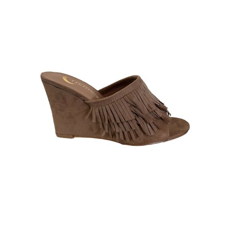 Cri Chic 3633 2 Scarpe Sandalo Zeppa Donna Nocciola