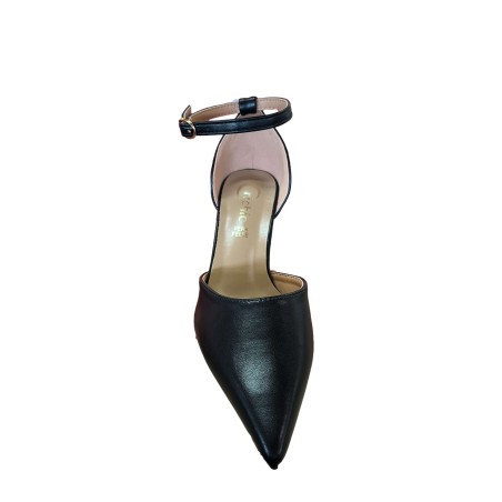 Cri Chic 3624 4 Decolletè Scarpe Donna con Cinturino Tacco Medio Nero