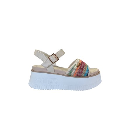 Paciotti 4US 4BN206 Sandalo Donna Platform Multicolor 