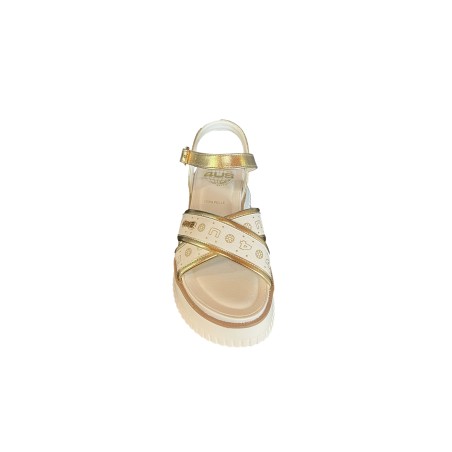 Paciotti 4US 4BX177 Sandalo Donna con Fascia a Incrocio Gold
