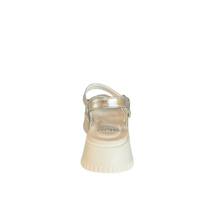 Paciotti 4US 4BX177 Sandalo Donna con Fascia a Incrocio Silver
