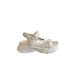 Paciotti 4US 4BX212 Sandalo Donna Platform con Fascia a Strappo Bianco