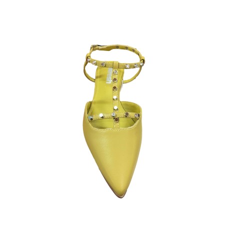 Refresh 175070 Sandali Sling Back Donna Flat Amarillo