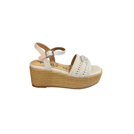 Renato Balestra 316 Sandali Donna Con Zeppa White