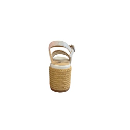 Renato Balestra 316 Sandali Donna Con Zeppa White