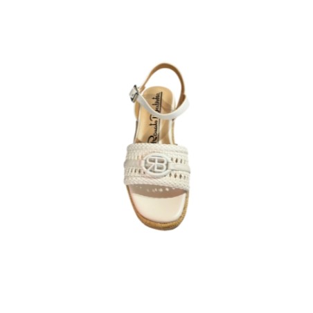 Renato Balestra 316 Sandali Donna Con Zeppa White