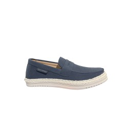 Solo Soprani LIPARI Scarpe Uomo Mocassino Slip On Blu