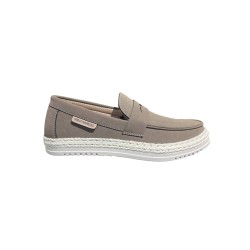 Solo Soprani LIPARI Scarpe Uomo Mocassino Slip On Taupe