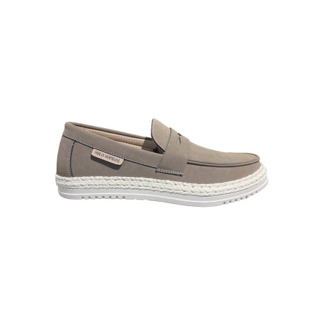 Solo Soprani LIPARI Scarpe Uomo Mocassino Slip On Taupe